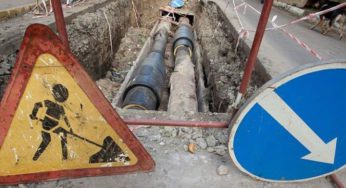 На Обводном канале в Архангельске вновь произошёл прорыв труб