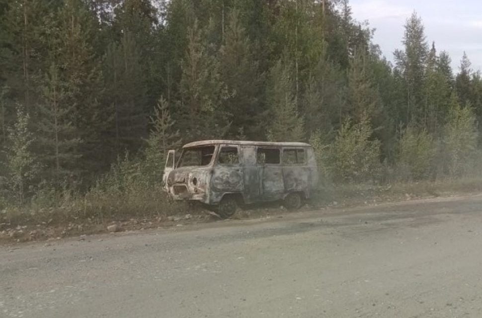 Автомобиль загорелся прямо на ходу